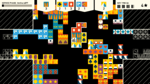 Screenshot of Wilmot's Warehouse gameplay.