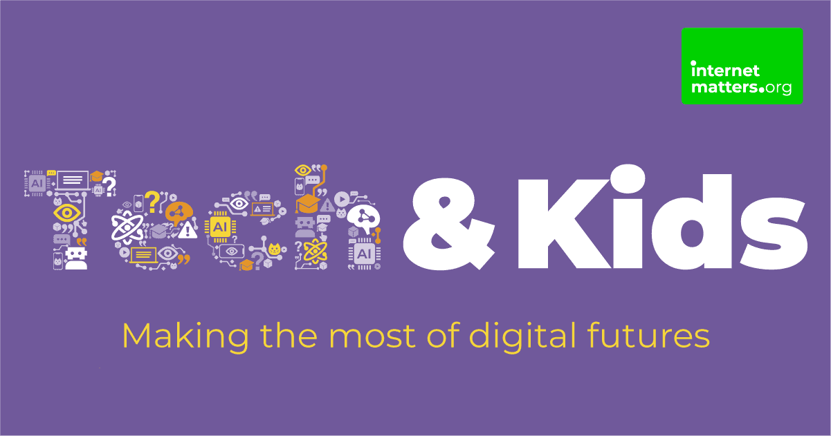 Logo Tech & Kids composé de logos de sécurité en ligne