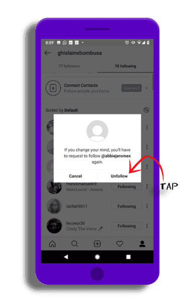 Instagram guide step 6