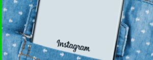 Telefono con Instagram in tasca