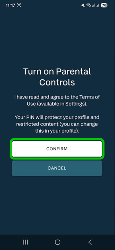 ITVX confirm parental controls
