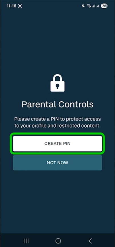 ITVX parental controls