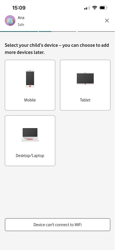 Net Secure PC choose device