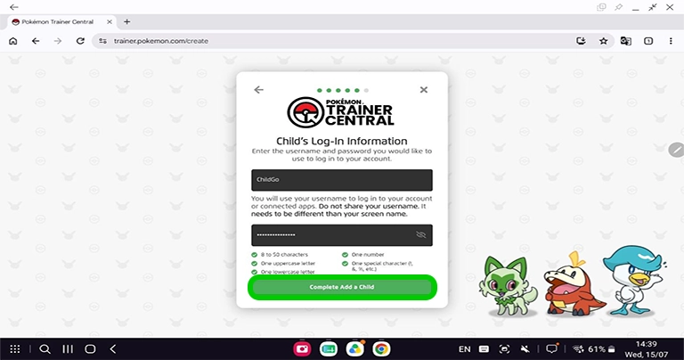 Pokemon Go login