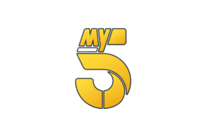 Logo My5 ar gyfer tudalen rheolaethau rhieni