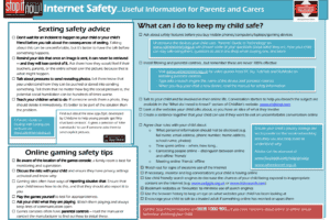 Useful Information for Parents and Carers - parentsprotect