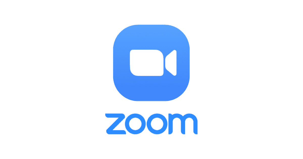 Logo de la plateforme de visioconférence Zoom