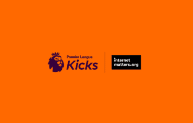 Premier League Kicks en Internet Matters-logo