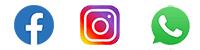 Facebook-, Instagram- und WhatsApp-Logo