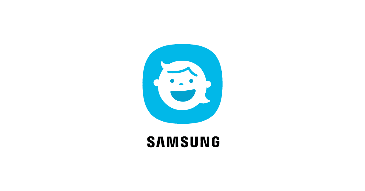 Samsung Kids-App-Symbol mit dem Samsung-Logo darunter.