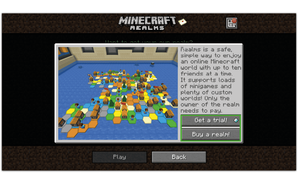 neges minecraft-realms