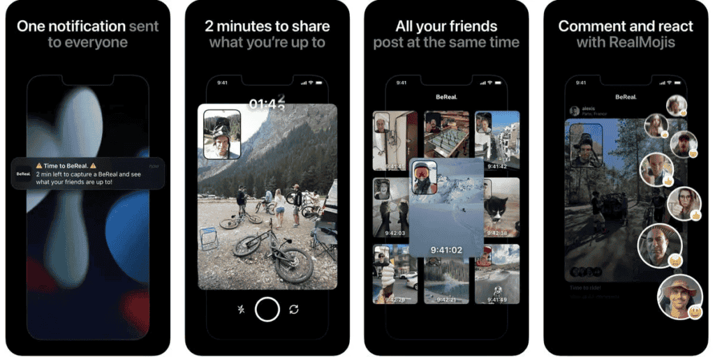 BeReal — новое приложение для обмена фотографиями