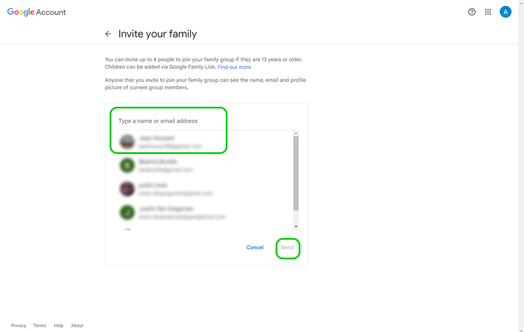 google-family-link-inviter-des-utilisateurs-questions-internet