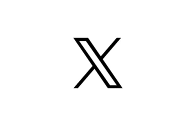 Het logo voor X (voorheen Twitter).