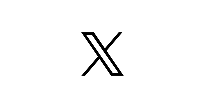 Le logo de X (anciennement Twitter).