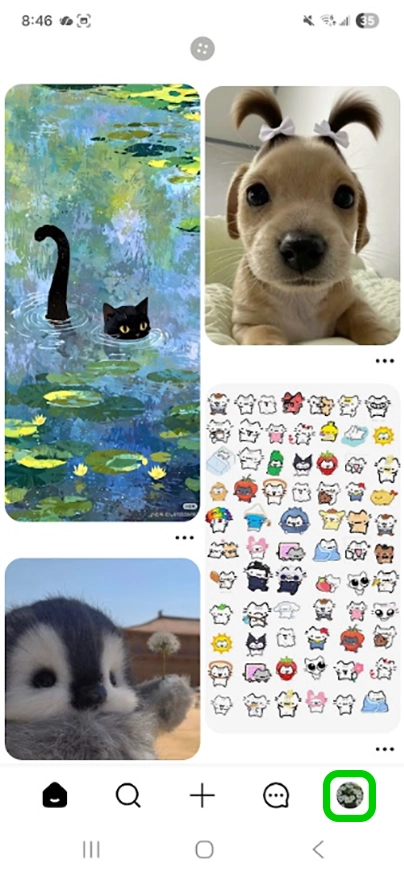 Pinterest home