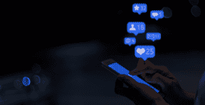 Reactions coming from a mobile phone