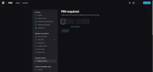 Epic Games select PIN