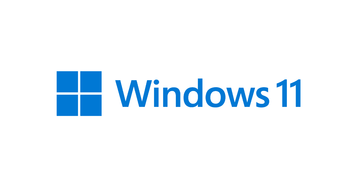 蓝色 Windows 11 徽标