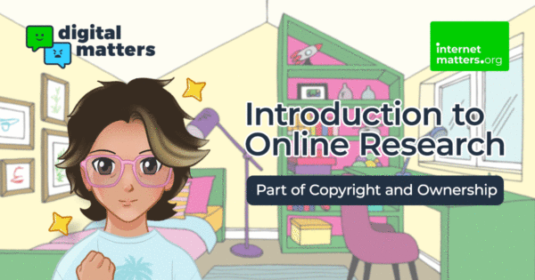 A gif that features Rory from Introduction to Online Research, a free lesson from Digital Matters.