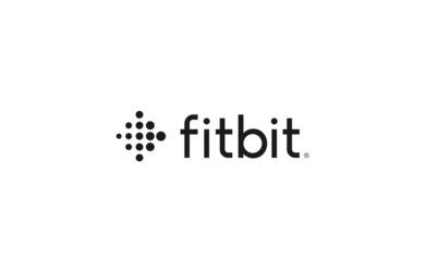 The Fitbit logo on a white background.