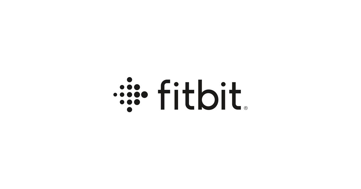 The Fitbit logo on a white background.