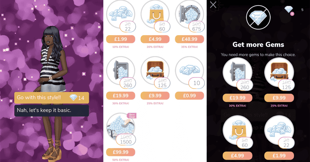 Episode in app gems and passes purchases