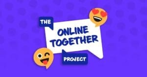 Banner van het Online Together Project