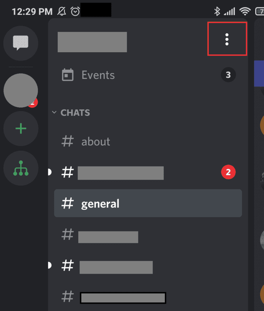 Discord server settings