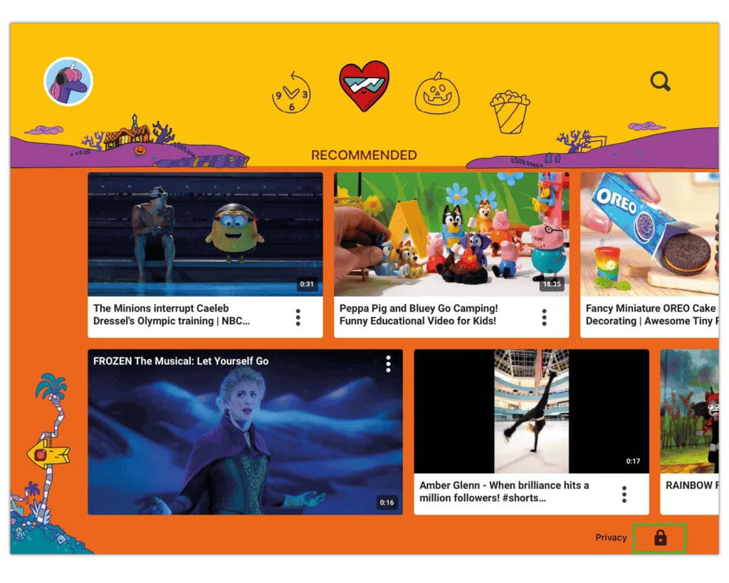 Youtube kids Step 12