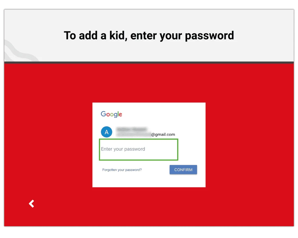 Youtube kids Step 5