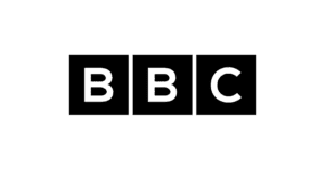 BBC logo sur fond blanc.