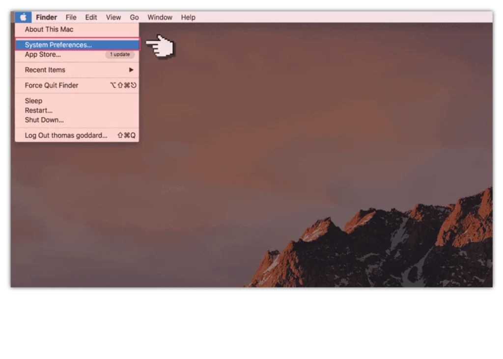 OS X Yosemite step 1