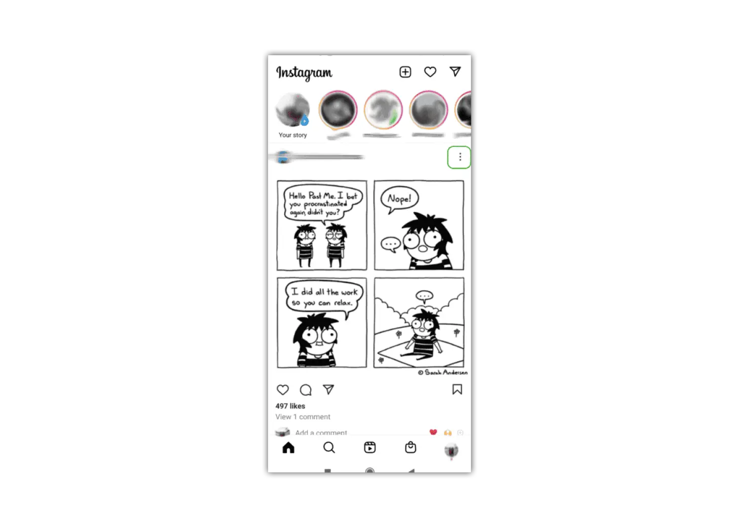 Where to report posts or profiles