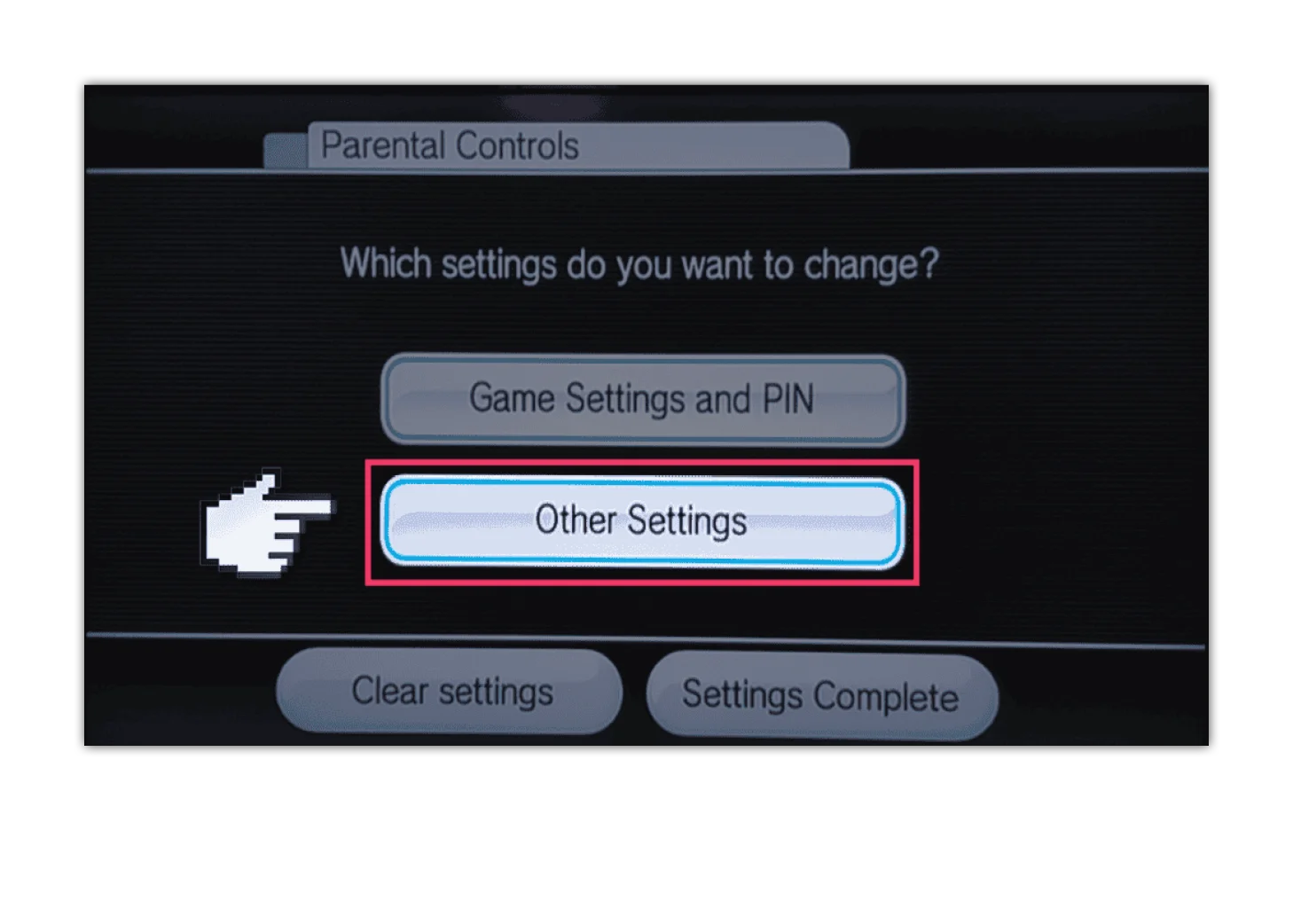 Wii step 6