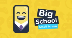 Big school, small screen logo