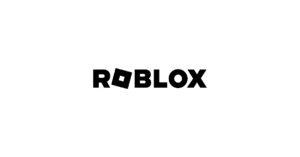 Roblox logo on white background.