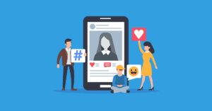 Bild von Facebook, Instagram, whatsApp veranschaulichen