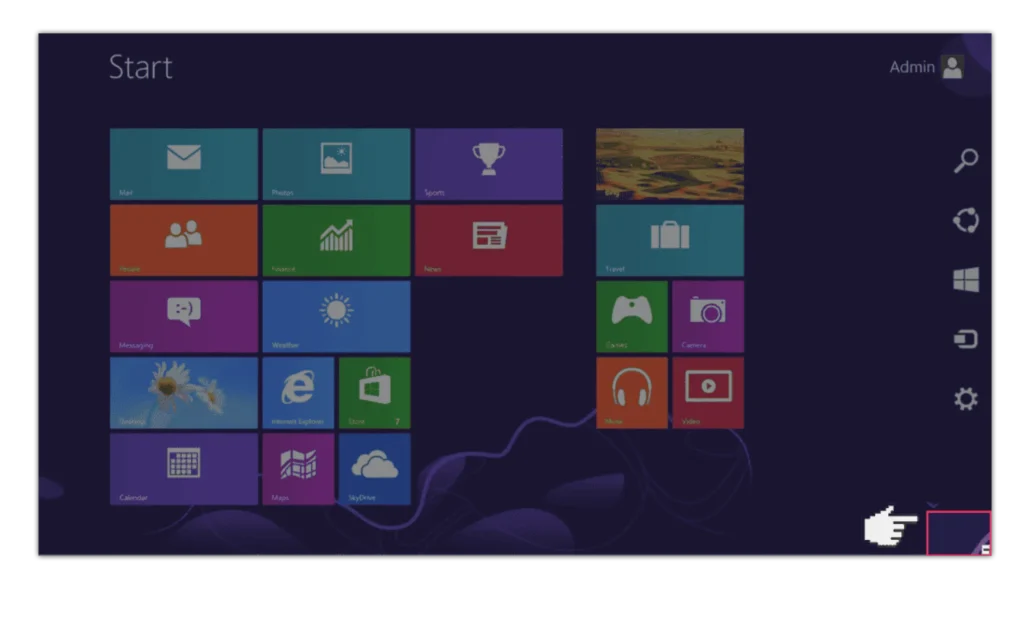 windows 8 step 1