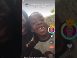 Kind te zien in een openbaar videobericht op sociale media.