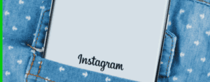 Phone with Instagram in a pocket