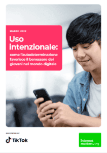 TikTok agency report in Italian