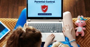 Parent managing parental controls on device