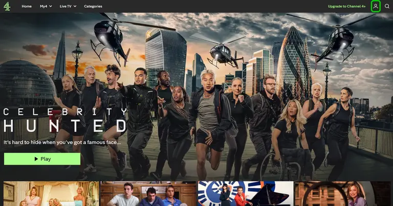 Channel 4 homepage