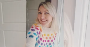 A selfie of mum Zoe, who shares her experience with Instagram Teen Accounts.