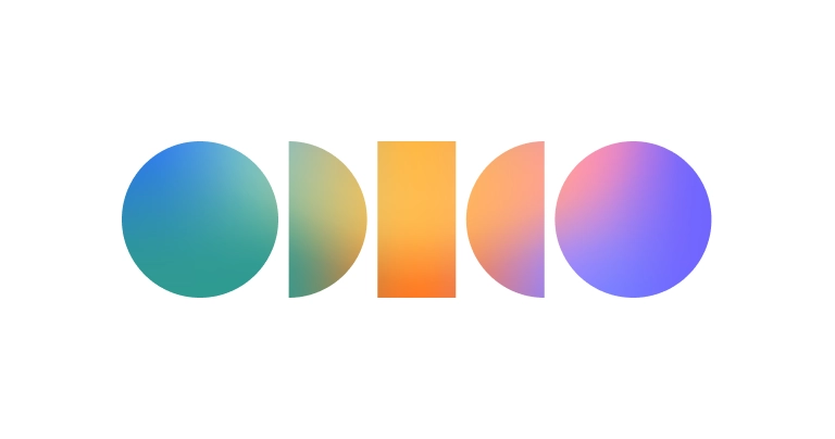 Odido logo.