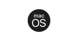 The macOS logo on a white background.