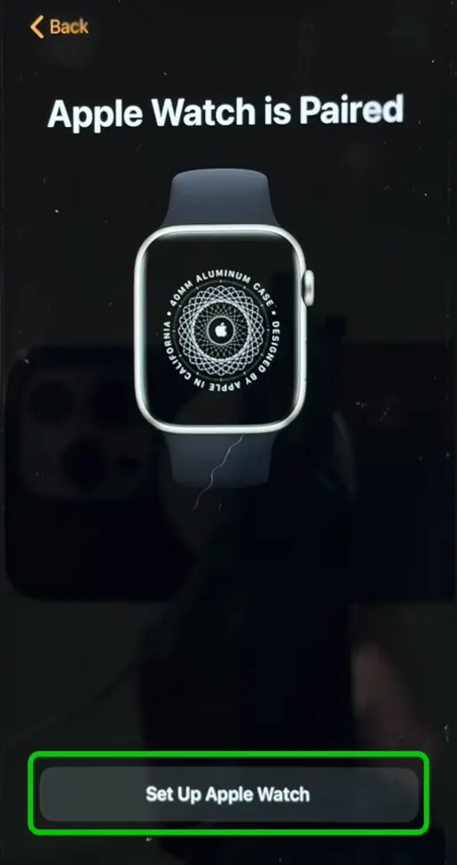 Apple Watch is paired
