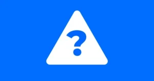 A warning symbol with a question mark instead of an exclamation mark to show questioning risky information.