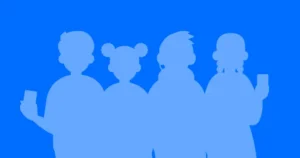 Silhouettes of children to represent a range of different children.